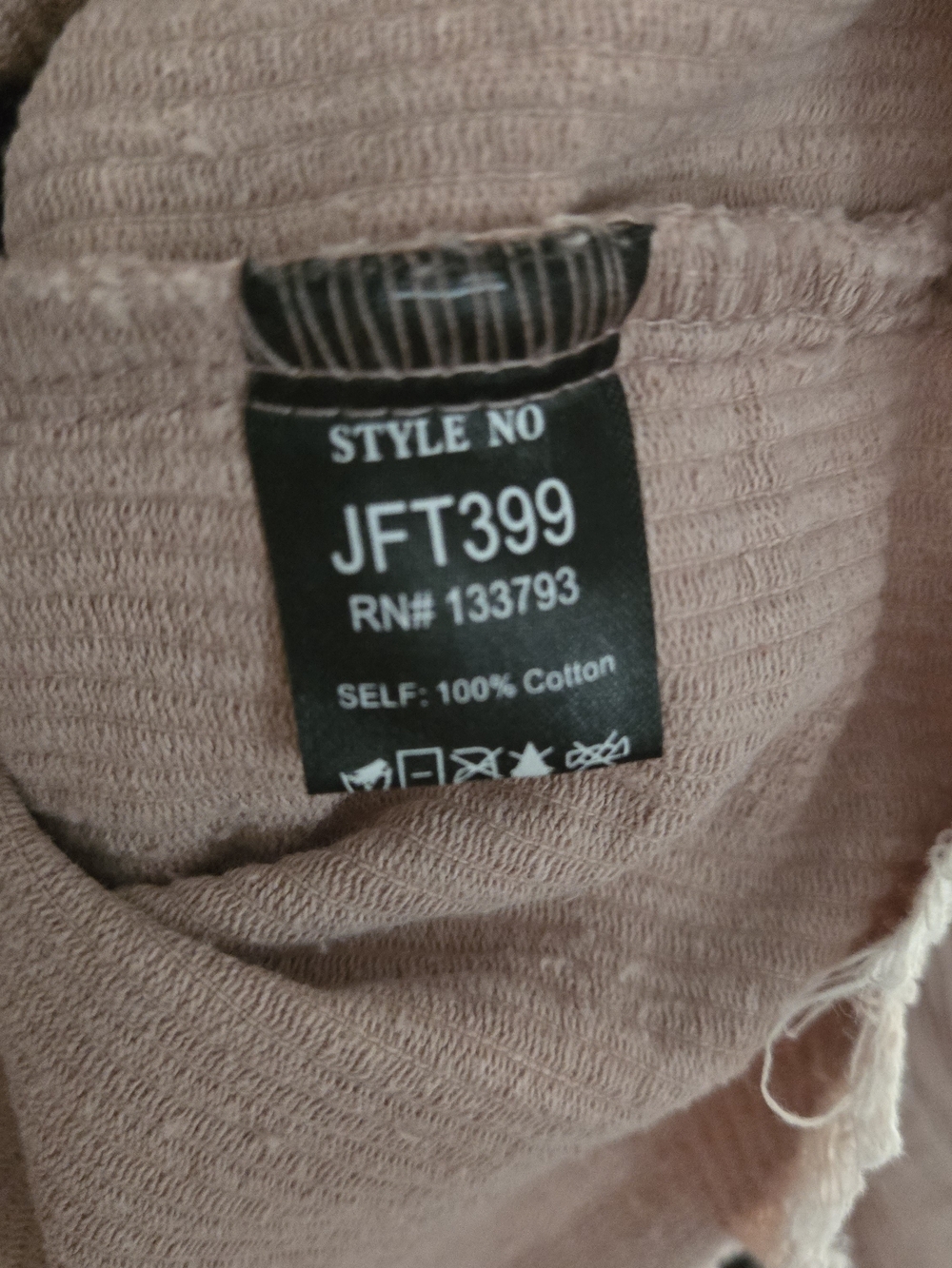 POL Dusty Rose Corduroy Button Jacket - Picture 4 of 4